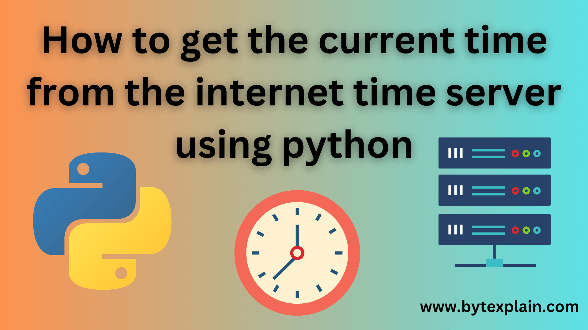 How to Get the Current Time From the Internet Time Server Using Python