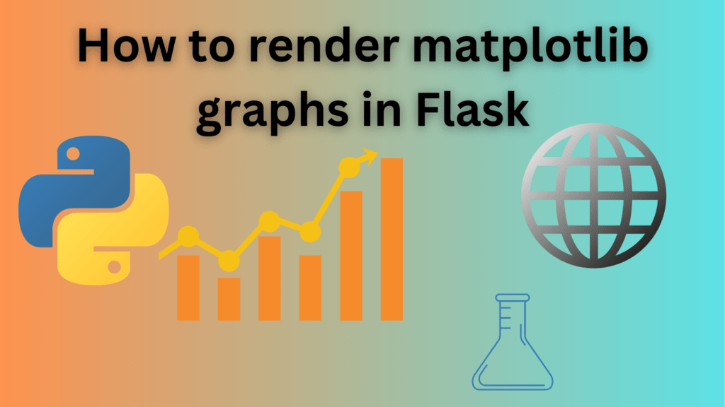 how to render matplotlib graphs in flask