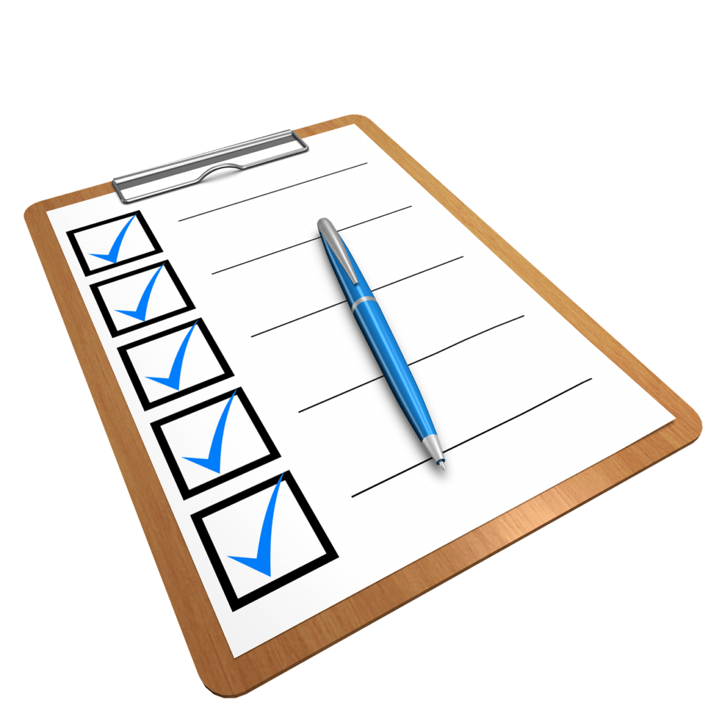 checklist, clipboard, questionnaire-1622517.jpg